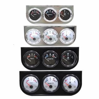 52 มม.3 In 1 Auto Gauge ระดับการใช้ + โวลต์ + อุณหภูมิน้ํารถ…