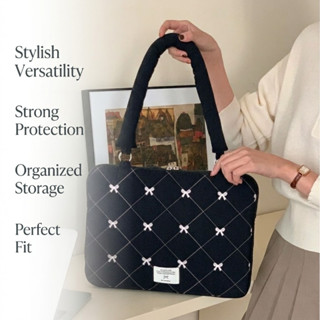 ผู้หญิงโบว์แล็ปท็อปแขนน่ารักกันกระแทกกรณีสไตล์ญี่ปุ่นกระเป๋า…