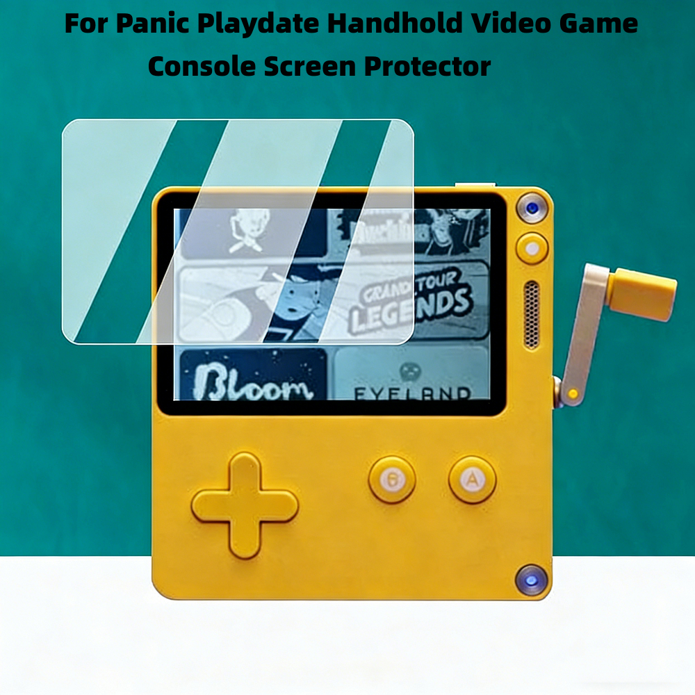 ฟิล์มกันรอยหน้าจอฟิล์มนุ่มสําหรับ Panic Playdate Handhold คอนโซลวิดีโอเกม 2.7 นิ้วหน้าจอแสดงผล