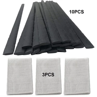 13ชิ้น สติกซ่อมกันชน ABS/PP/PVC/PE 10pcs แท่งเชื่อมพลา+3 ตาข่ายซ่