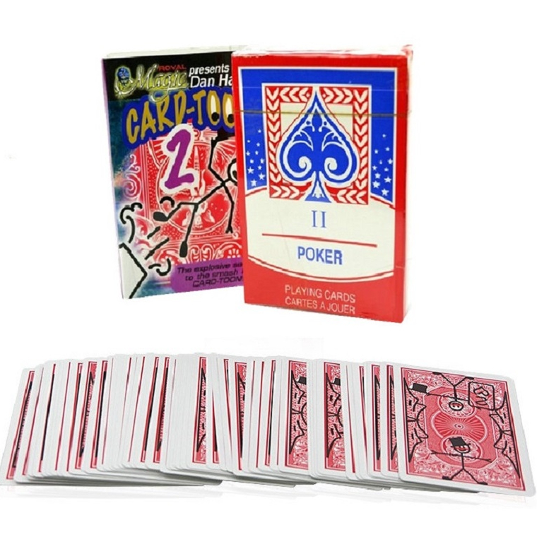 การ์ตูน v2 การ์ดเล่น Magic Card Deck Poker Animation Prediction