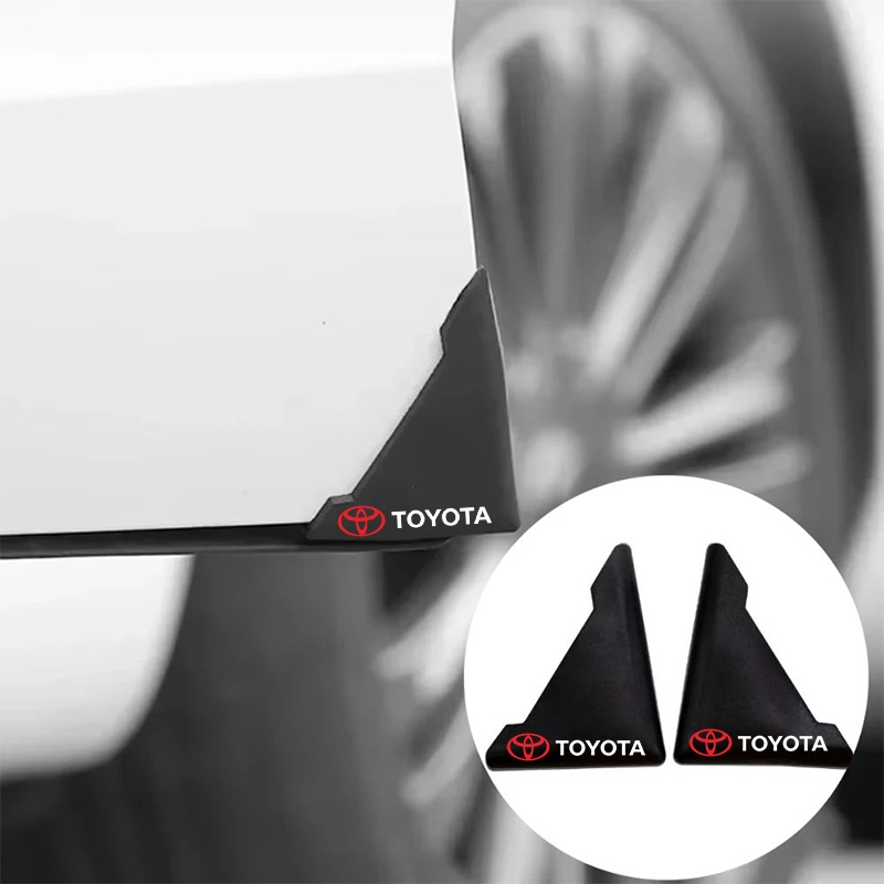💥พร้อมส่ง💥Toyota/โตโยต้า 2ชิ้น/ชุด บาร์ติดมุมประตูรถยนต์ ป้องกันรอยขีดข่วน อุปรณ์เสริมสำหรับรถยนต์ สติ๊กเกอร์รถ