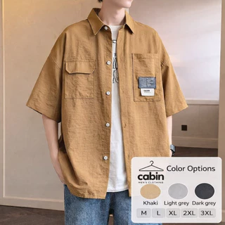 Cabin Fashion เสื้อเชิ้ตแขนสั้น Pocket Style จัดส่งจาก กทม.