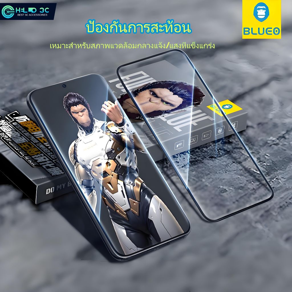 ฟิล์มกระจกใส Blueo แบบเต็มจอ ฟิล์มกันรอย เข้ากันได้กับ Huawe Pura90 / Mate80 / Mate X7 ป้องกันรอยขีดข่วนและป้องกันลายนิ้วมือ ฟิล์มกันรอย Huawei Pura 90 Pro Max กระจกกันรอย ฟิล์มกันรอย Huawei Mate 80 pro max กระจกกันรอย