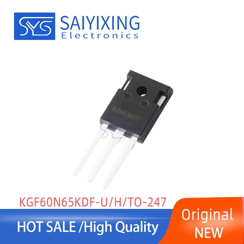 5PCS ใหม่ KGF60N65KDF-U/H ทรานซิสเตอร์ KGF60N65KDF บรรจุภัณฑ์ TO-247 IGBT หลอด
