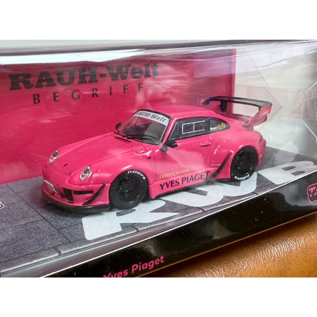 Tarmac Works 1/64 T64-017-YPBK RWB 933 Yves Piaget Diecast Scale รถโมเดล