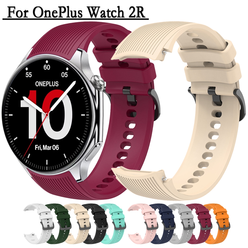 สําหรับ Oneplus Watch 3/2/2R  | สําหรับ OPPO Watch X/X2 สายรัดซิลิโคนอ่อนนุ่มไม่มีช่องว่างสายนาฬิกาพ