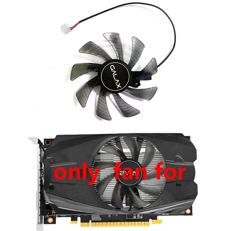พัดลมทดแทน GPU 85 มม. สําหรับ GALAX GTX1050TI 1050 OC กราฟิกการ์ดระบายความร้อน