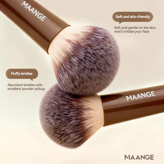 MAANGE ความต้องการ 13ชิ้น แปรงแต่งหน้าหลอดอลูมิเนียมคุณภาพสูงแบบพกพาผงเริ่มต้นแปรงแต่งหน้า 52037