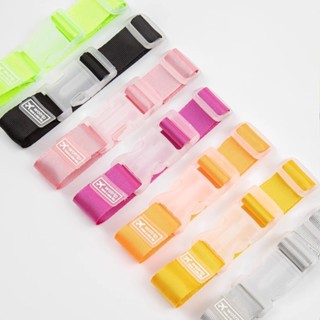 สายห้อยของติดกระเป๋าเดินทาง แบบพกพา สายรัดกระเป๋าเดินทาง ผ้า…