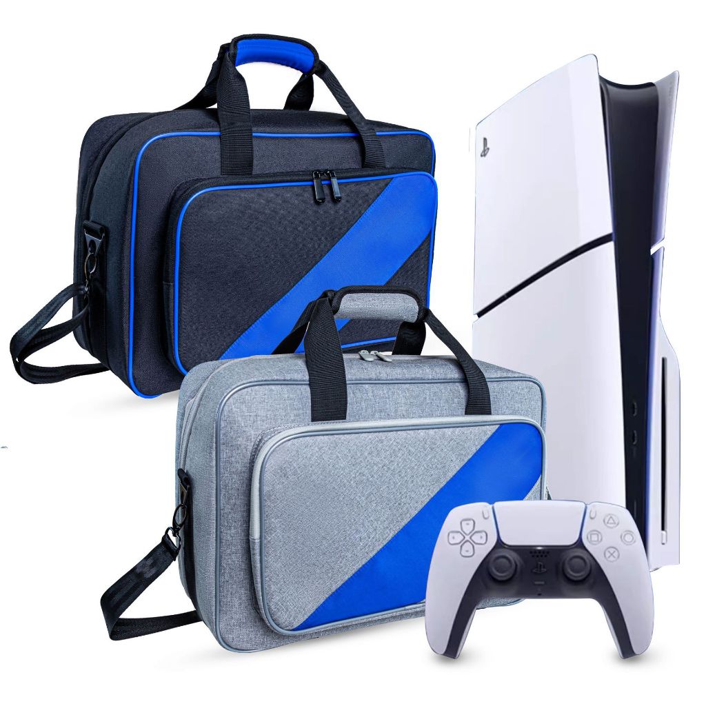 กระเป๋าเดินทางสําหรับ PS5/PS5 Slim/PS5 Pro กระเป๋าเก็บป้องกันสําหรับ Playstation 5 เกมคอนโซล