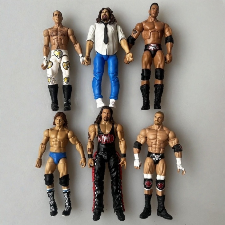 ◇【WWE AEW】Mattel Elite TRIPLE H KEVIN NASH Shawn Michaels THE ROCK Mankind Bob Orton Wrestling Actio