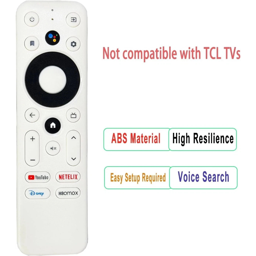ใหม่รีโมทคอนโทรลด้วยเสียงสําหรับ ONN Android 4K UHD Stick TV Box 100024646 10002624 สําหรับกล่องแท่ง