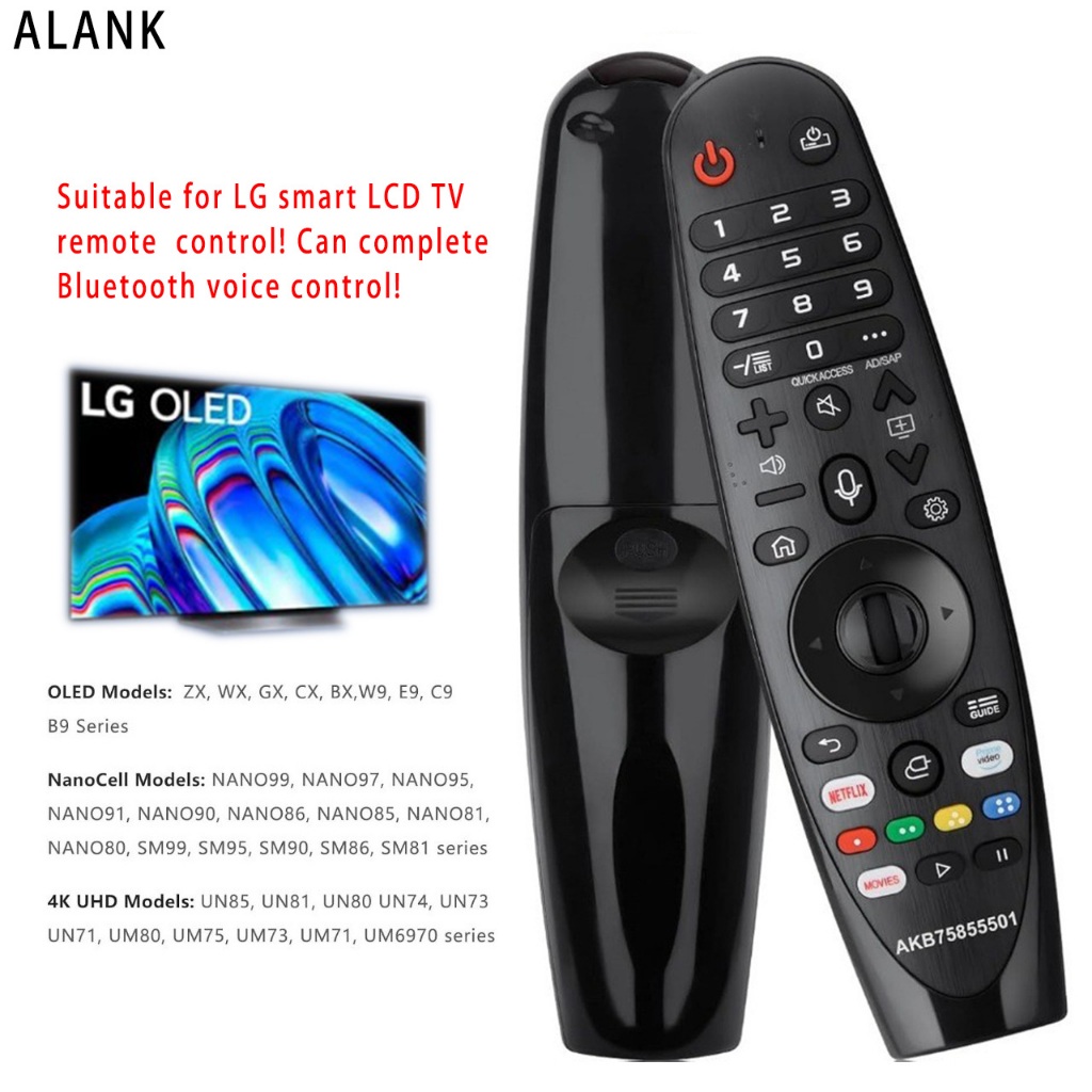 ALANK LG TV รีโมทคอนโทรลควบคุมเสียง/เมาส์รีโมทคอนโทรล AKB ของแท้75855501 MR20GA 2017-2020 รุ่น