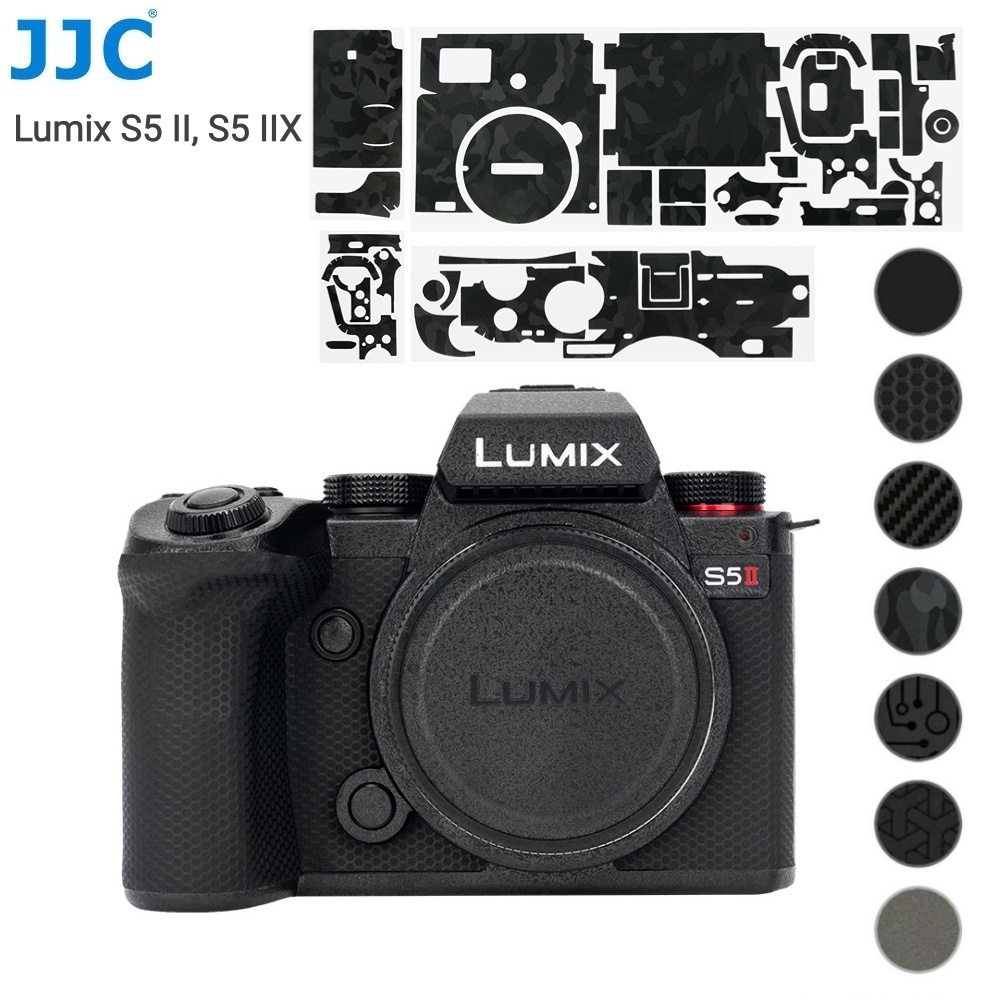 JJC สติกเกอร์กันรอยสำหรับกล้องสําหรับ Panasonic Lumix S5 II S5 IIX S5M2 S5IIX 3M Camera Skin Anti-Sc