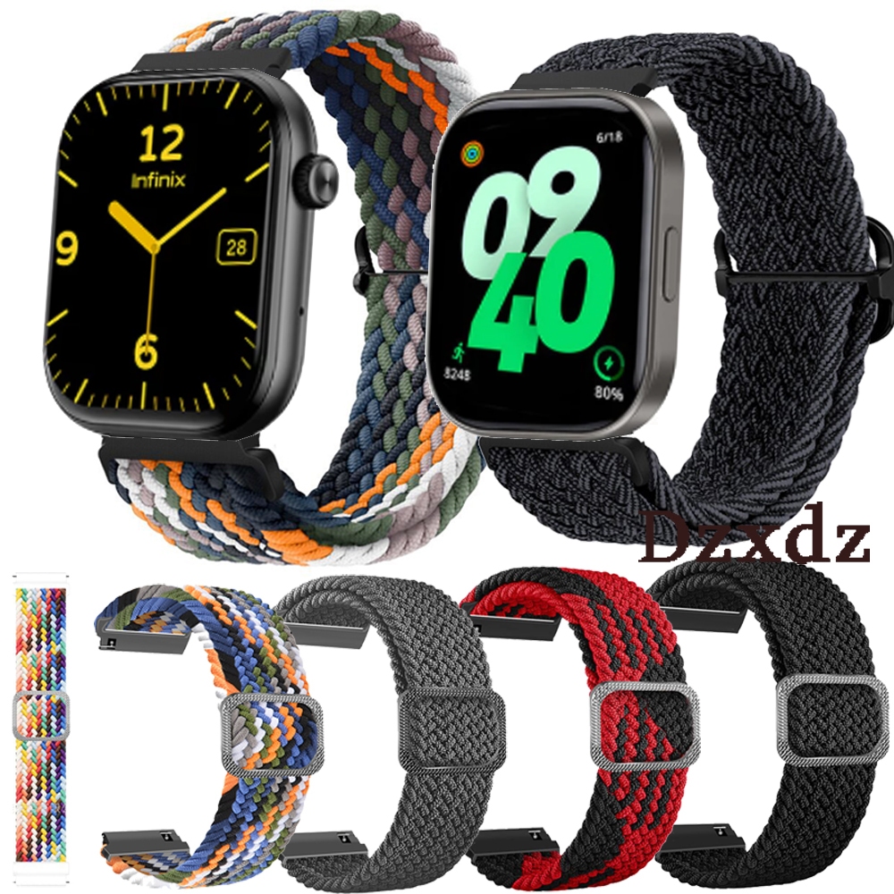 Infinix XWatch H4 H5 Pro สายไนลอนสําหรับ Infinix XWatch 3 สายนาฬิกาสร้อยข้อมือกีฬาอุปกรณ์เสริม