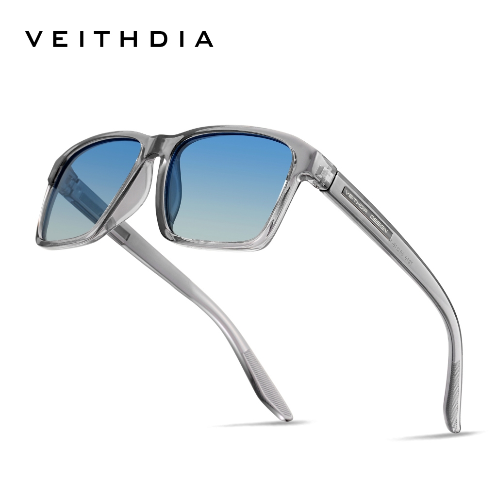 VEITHDIA แว่นตากันแดดโพลาไรซ์ Photochromic สำหรับผู้ชาย สไตล์แฟชั่น ปกป้องจากแสงUV เหมาะสำหรับขับรถและตกปลากลางแจ้ง V7919