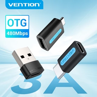 Vention ตัวแปลง Type C เป็น USB OTG Type C อะแดปเตอร์มือถือสําหรับ Samsung S9 Huawei โน้ตบุ๊คปลั๊กอะแดปเตอร์ USB tybe c ถึง Micro USB c ถึง usb a อะแดปเตอร์