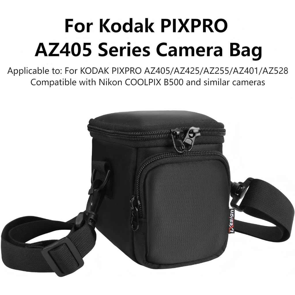 กระเป๋าเดินทางสำหรับเก็บพร้อมสายสะพายไหล่ สำหรับกล้องดิจิตอล for KODAK PIXPRO รุ่น AZ405/AZ425/AZ255