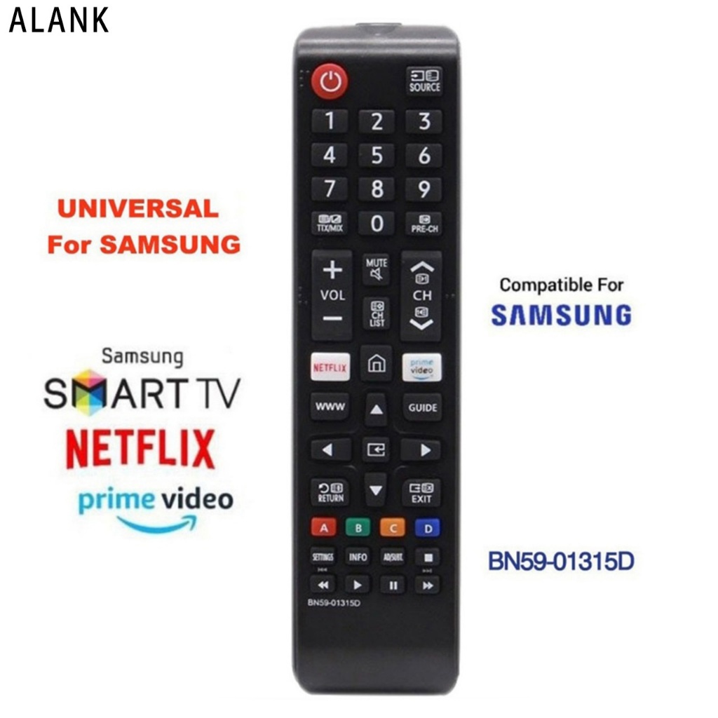 ALANK รีโมทคอนโทรลปกติ เหมาะสําหรับ Samsung BN59-01315D LCD TV