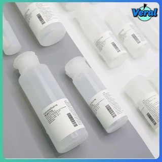 Veral🔥ขวดโลชั่น ขวดพลาสติกรีฟิล แบบพกพา นำขึ้นเครื่องบินได้ สีขาวขุ่น สำหรับใสของเหลว 30/50/100ml เหมาะสำหรับการเดินทาง（มีจำหน่ายขายส่ง）