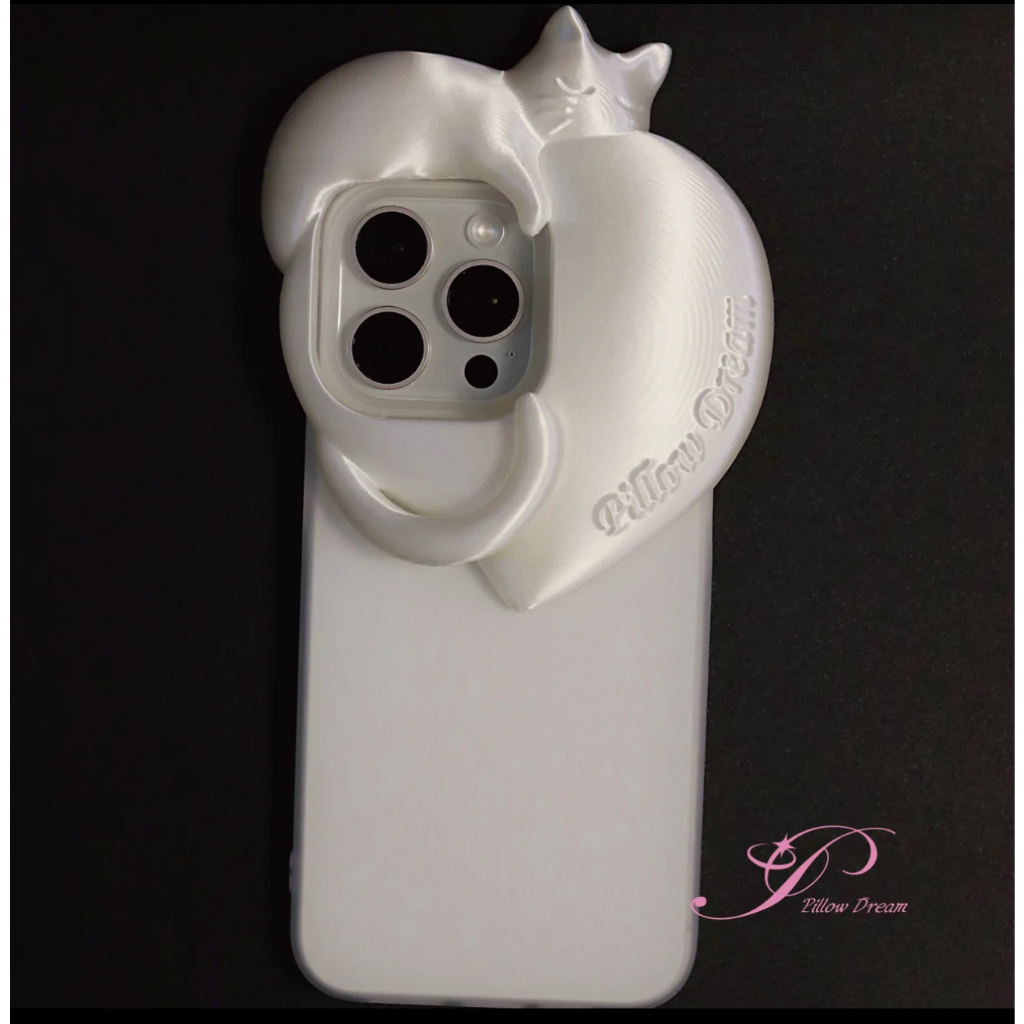 [ Dream Pillow Dream] Original Design 3d Printing Cat Cat Cat Phone Case iPhone Protective Case