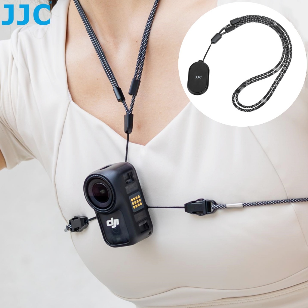 JJC Magnetic Base Mount สายคล้องคอสําหรับ DJI OSMO Nano &  Insta360 GO 3 GO 3S GO3S, สายรัดหน้าอกกล้