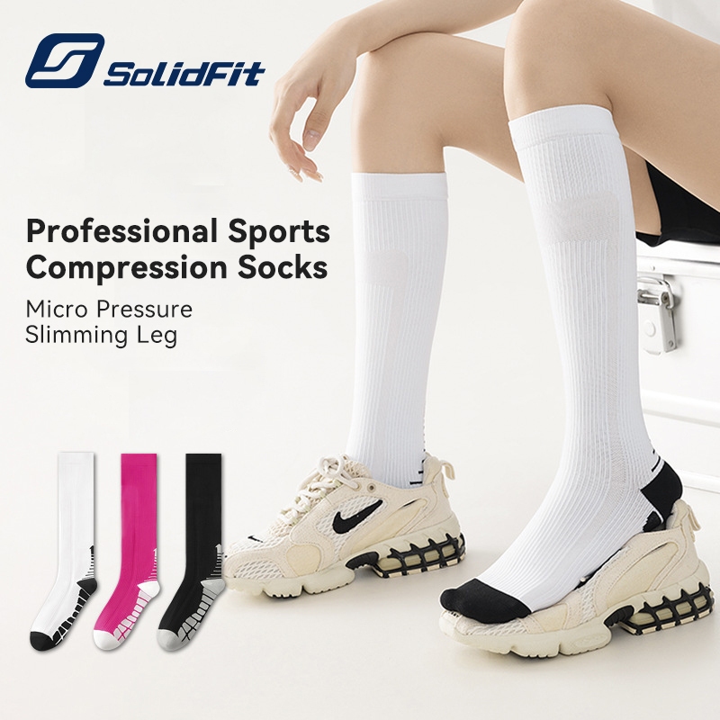 SolidFit ถุงเท้ากีฬากันลื่น - ถุงเท้าฟุตบอล/บาสเก็ตบอล/โยคะสําหรับผู้ชายและผู้หญิง (1 คู่) ราคาถูก Shopee Lazada