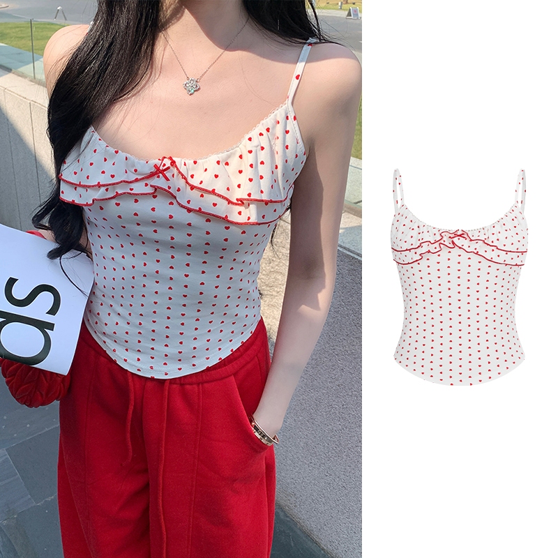 MOSESQUEEN เสื้อชั้นในสตรีลูกไม้พร้อมลายหัวใจหวานน่ารัก สวมใส่สบายสำหรับทุกโอกาส #63545