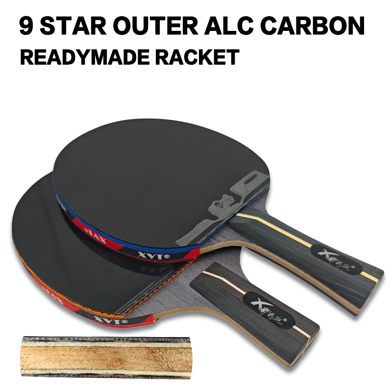 Xi En Ting 9 STAR OUTER ALC CARBON TABLE TENNIS CKET READYMADE TABLE TENNIS CKET