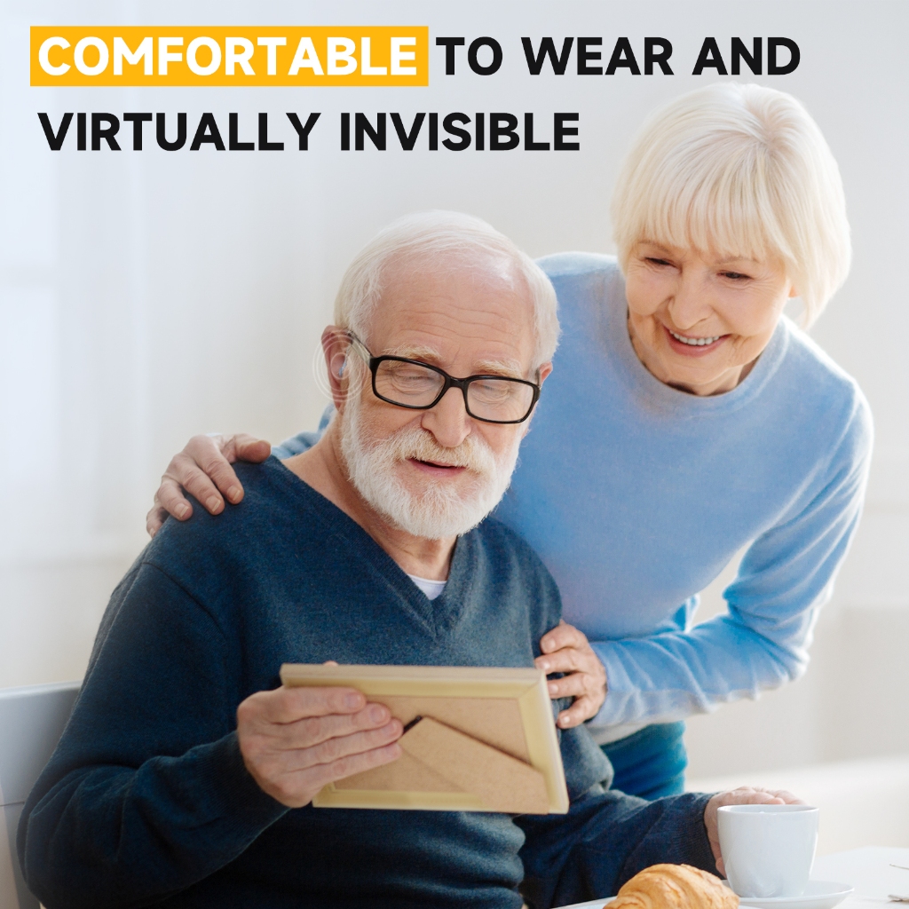 Eovuox HearingAids for Clarity, อุปกรณ์ชาร์จ, อายุการใช้งานแบตเตอรี่ยาวนาน, คุณภาพเสียงความละเอียดสูง, ฟังก์ชั่นลดเสียงรบกวน