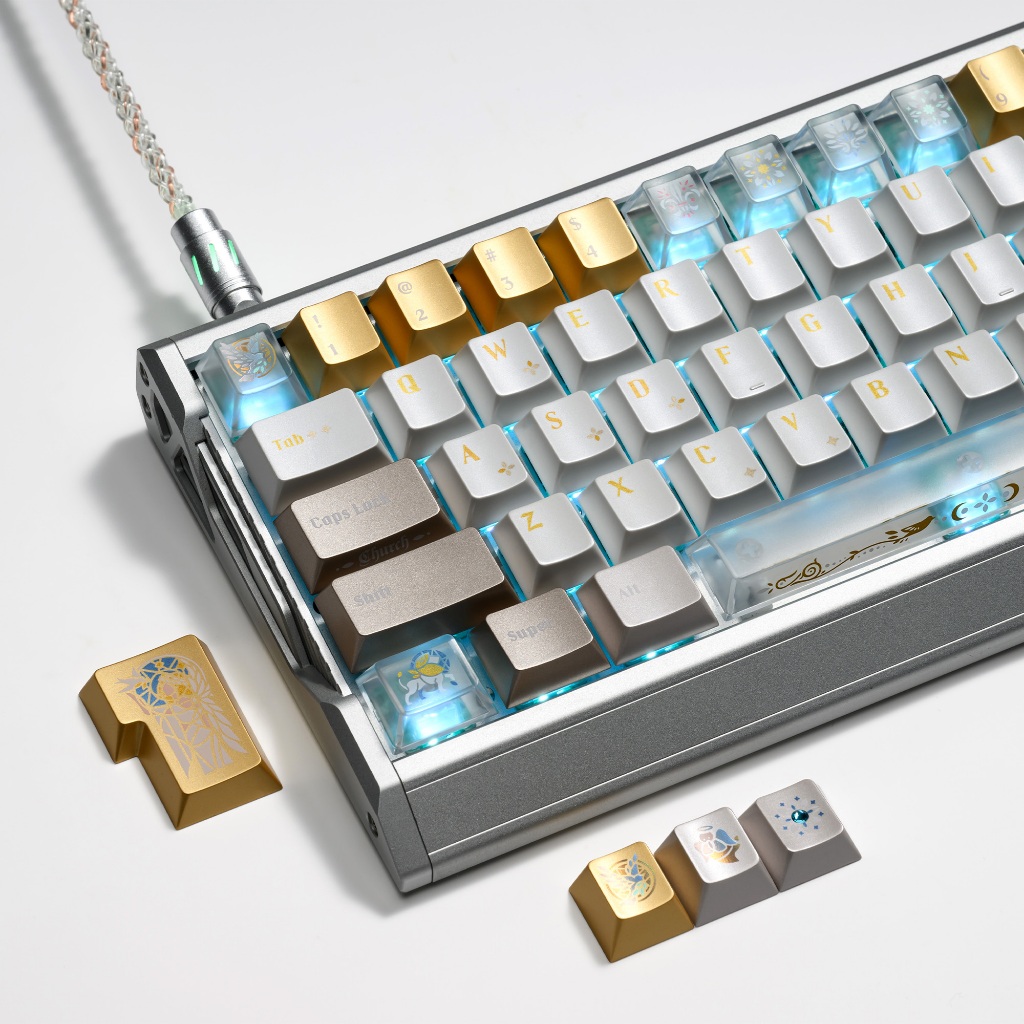 XVX Hanamado Keycaps พิมพ์ด้านหน้าโปรไฟล์เชอร์รี่การพิมพ์หน้าจอคู่ชุดเต็มรวมคอลเลกชันนวนิยายเข้ากันไ