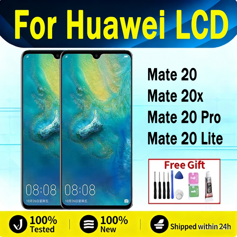 สําหรับ OLED Huawei Mate 20 Mate 20X Mate 20 Pro Mate 20 Lite จอแสดงผล LCD หน้าจอสัมผัสเปลี่ยน