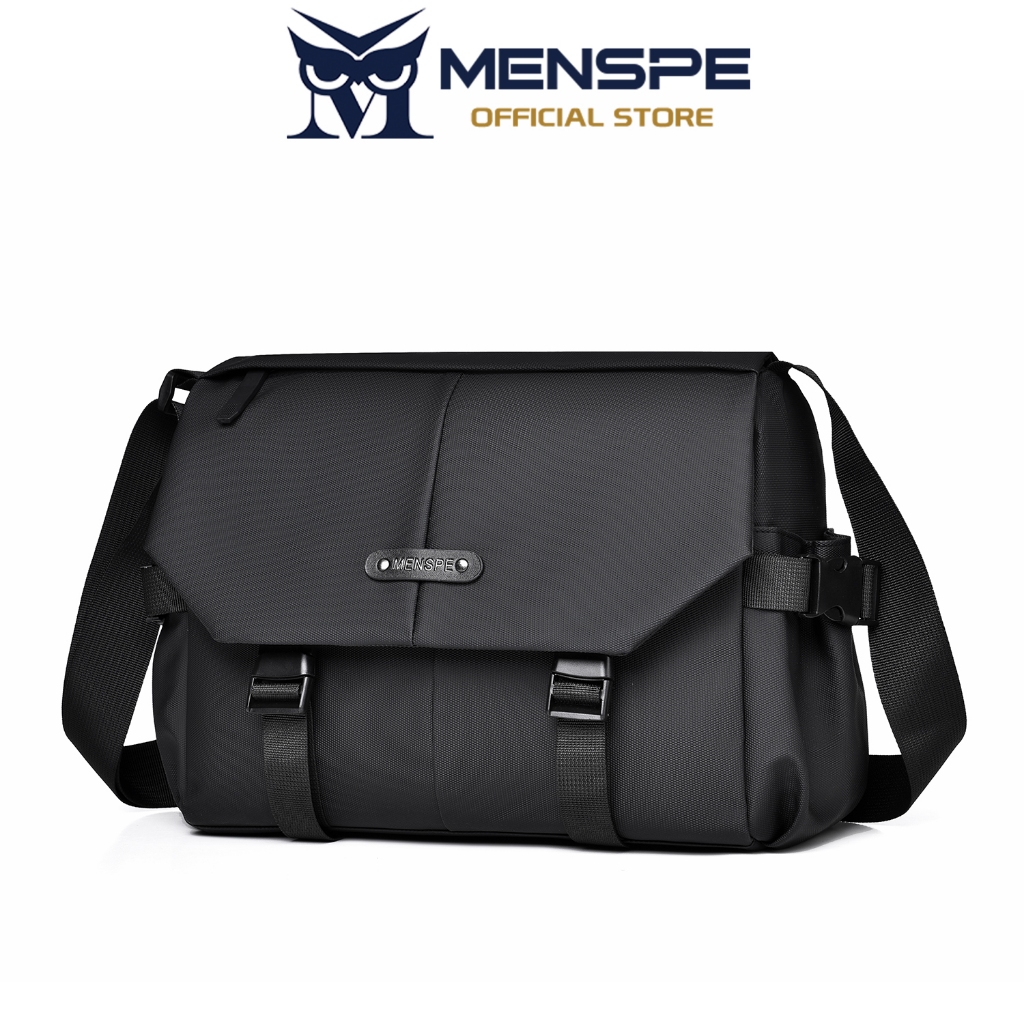 MENSPE กระเป๋าผู้ชาย กระเป๋าสะพายแฟชั่น Mens Waterproof Messenger Bag Travel Bag Business Bag Phone Bag Cross Body Bag