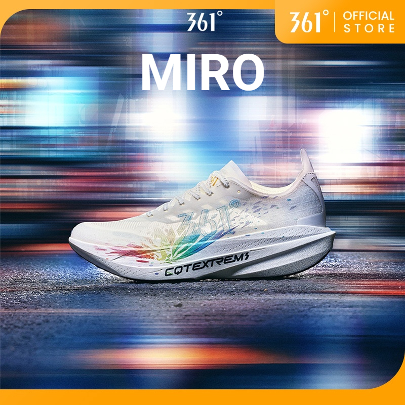 361 Degrees MiroNude SL รองเท้าวิ่งไร้จานสําหรับการฝึกอบรมการแข่งขัน - ระบายอากาศและทนทาน 672622220