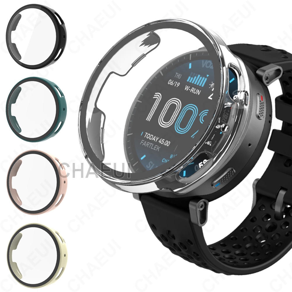 ตัวป้องกันหน้าจอ PC Cover Case Frame อุปกรณ์เสริมสําหรับ Amazfit Active Max / Active 2 / Active 2 Square