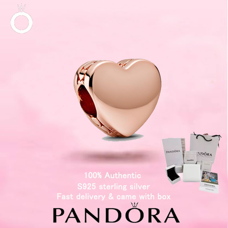 PANDORA Heart Charm พิงค์โกลด์ สำหรับวันวาเลนไทน์