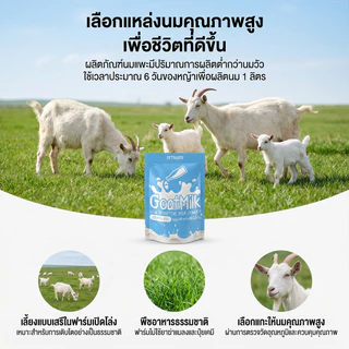😻นมผงแมว🥛นมผงแพะ นมแพะสำหรับแมว ผงลูกสัตว์ บำรุงกระดูกและฟันให้แข็งแรง แคลเซียมสูง เสริมภูมิคุ้มกัน