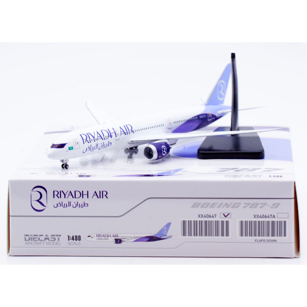 XX40647 Alloy Collectible Plane Gift JC Wings 1:400 Riyadh Air "Dreamliner" โบอิ้ง B787-9 Diecast Ai