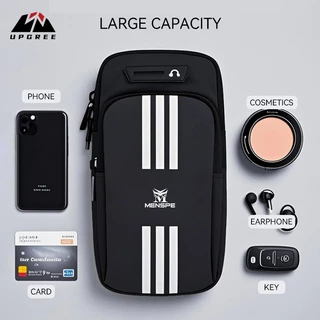 UPGREE กระเป๋าใส่แขนกีฬา Unisex ฟิตเนสสะท้อนแสงกีฬาวิ่งกระเป๋ากันน้ำกระเป๋าโทรศัพท์มือถือ