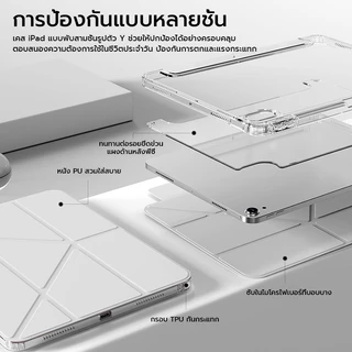 OSGEER Y-พับสําหรับiPad A16 gen 12 11th 5/6/7/8/9th 10th Air 6/7/8 M2 M3 M4 2026 แท็บเล็ตปลอกPro 11 M2 M3 M4 Air4/5 Pro 13