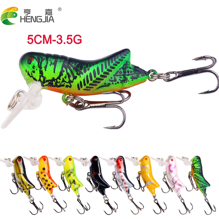 HENGJIA Flying Jig Wobbler สำหรับตกปลา Pike, Bass และ Trout - ล่อแมลงแห้งแบบสมจริง