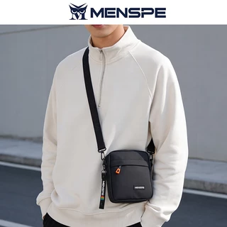 Menspe Mens กระเป๋าสะพาย Mini Cross Body กระเป๋า Casual น้ําหนักเบากระเป๋า Messenger ความจุขนาดใหญ่กันน้ํา Leisure Street เดินทางกลางแจ้งขี่สําหรับชาย