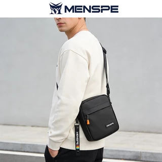 Menspe Mens กระเป๋าสะพาย Mini Cross Body กระเป๋า Casual น้ําหนักเบากระเป๋า Messenger ความจุขนาดใหญ่กันน้ํา Leisure Street เดินทางกลางแจ้งขี่สําหรับชาย