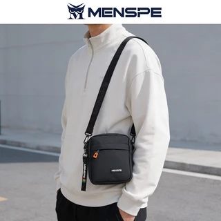 Menspe Mens กระเป๋าสะพาย Mini Cross Body กระเป๋า Casual น้ําหนักเบากระเป๋า Messenger ความจุขนาดใหญ่กันน้ํา Leisure Street เดินทางกลางแจ้งขี่สําหรับชาย