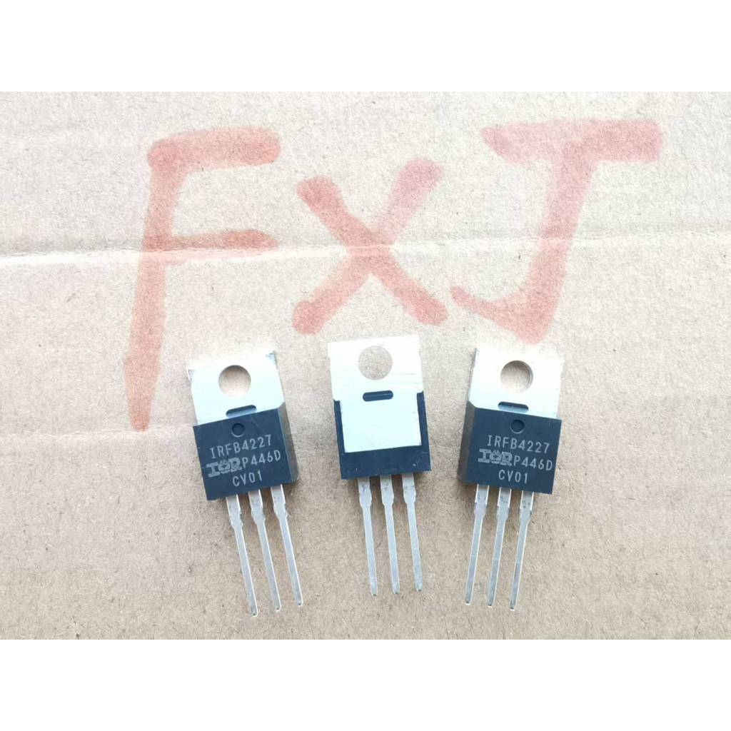 ((5 ชิ้น) IRFB4227 ยี่ห้อใหม่ของแท้ IRFB4227PBF N Channel 200V/65A MOSFET Field Effect Tube