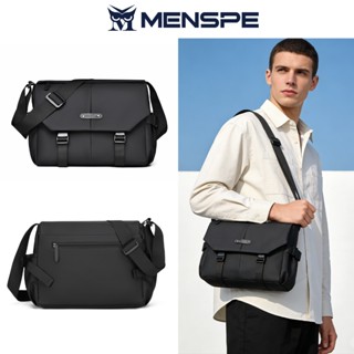 MESPE กระเป๋าสะพายแฟชั่นผู้ชายกระเป๋า Messenger กันน้ํากระเป…