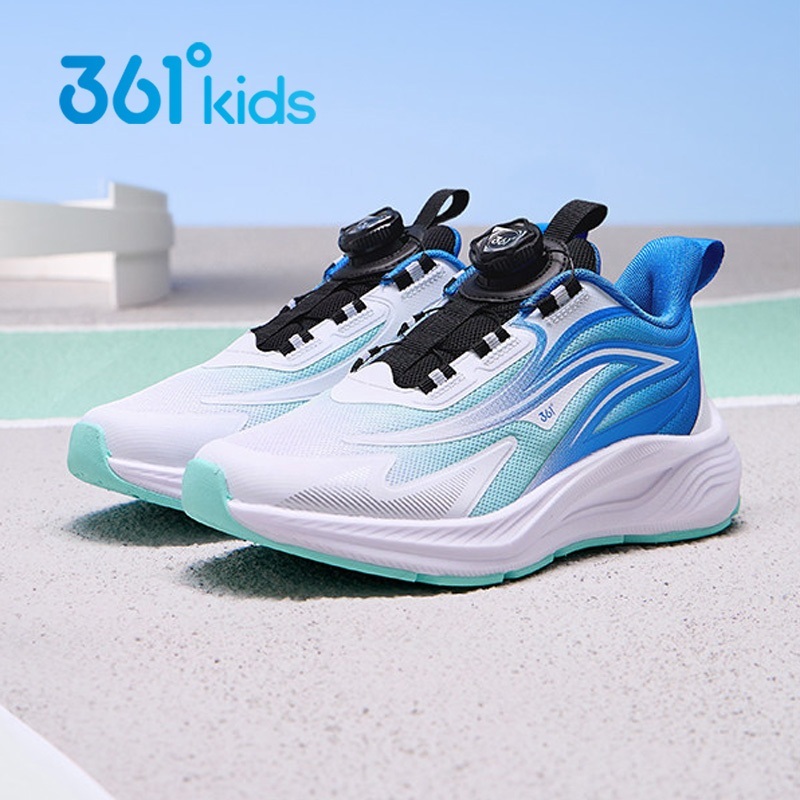 361 องศารองเท้ากีฬาสําหรับเด็กฤดูใบไม้ผลิใหม่รองเท้าวิ่งตาข่ายสําหรับวัยรุ่น