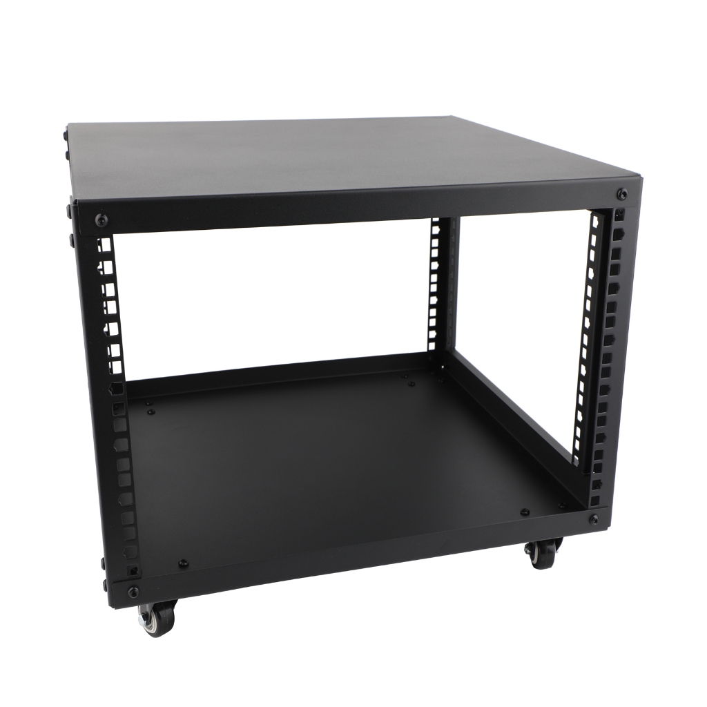 6U/9U/12U เปิดกรอบเครือข่าย Rack 1 ชิ้น 1U ชั้นวางสําหรับเครือข่าย 19 นิ้ว, เสียงและอุปกรณ์วิดีโอ, ช