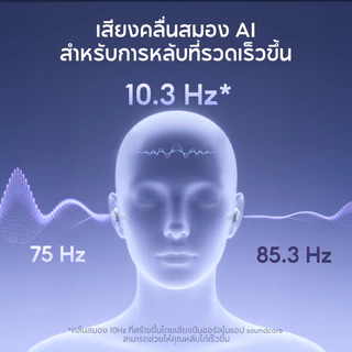ANKER soundcore Sleep A30 หูฟังบลูทูธ Earbuds｜หูฟังนอนหลับตัดเสียงรบกวนแบบแอคทีฟอัจฉริยะ｜ระบบ Adaptive Snore-Masking, ความสะดวกสบายเป็นพิเศษสําหรับการนอนหลับด้านข้าง, เวลาเล่น 45 ชม